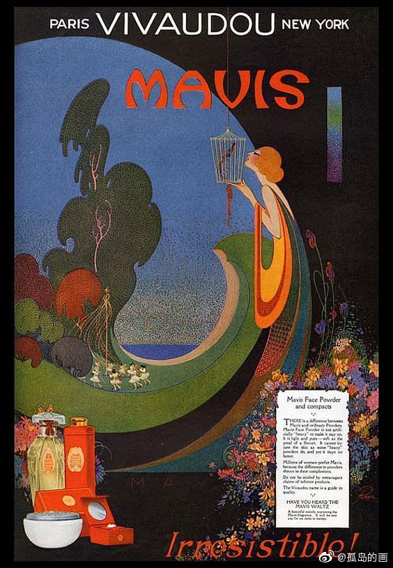 20世纪初的广告画  Fred L.Pa...