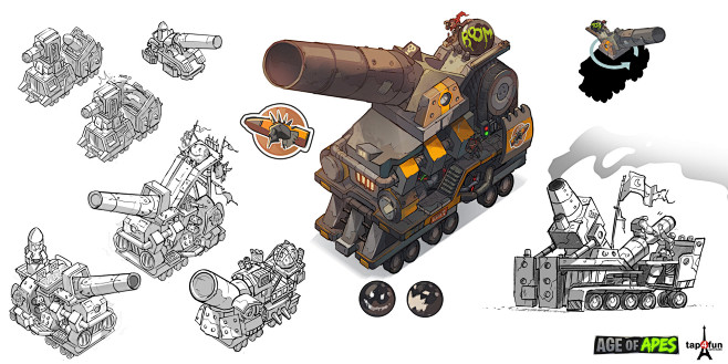 Game concept art, Al...