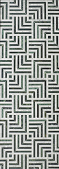 KELLY WEARSTLER X ANN SACKS. 'Liaison Mulholland Small' stone patterned tiles