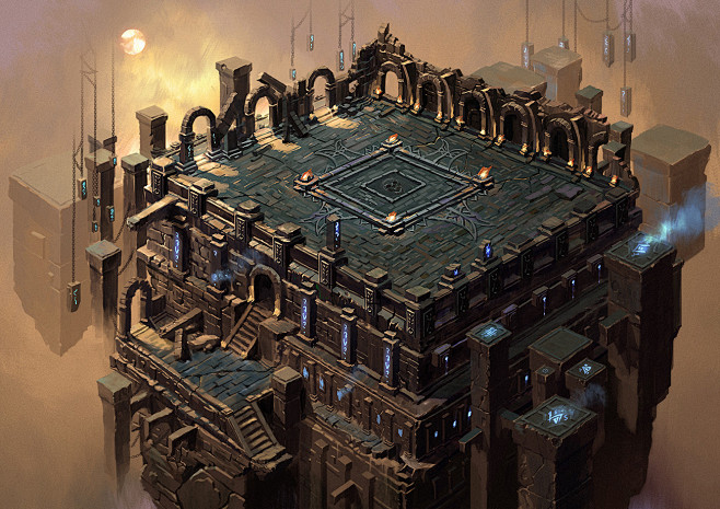 16:47:44虚空竞技场, guo hanyu : 虚空竞技场c-场景原画leslie