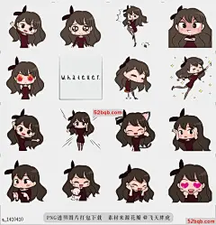 line贴图表情包赤壁小女孩|Chibi Little Girl 赤壁小女孩|赤壁小女孩动画贴纸|chibi little girl animated stickers@飞天胖虎