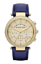 Women's Michael Kors 'Parker' Chronograph Leather Watch, 39mm