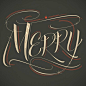 圣诞节与美丽的字体更配哦！