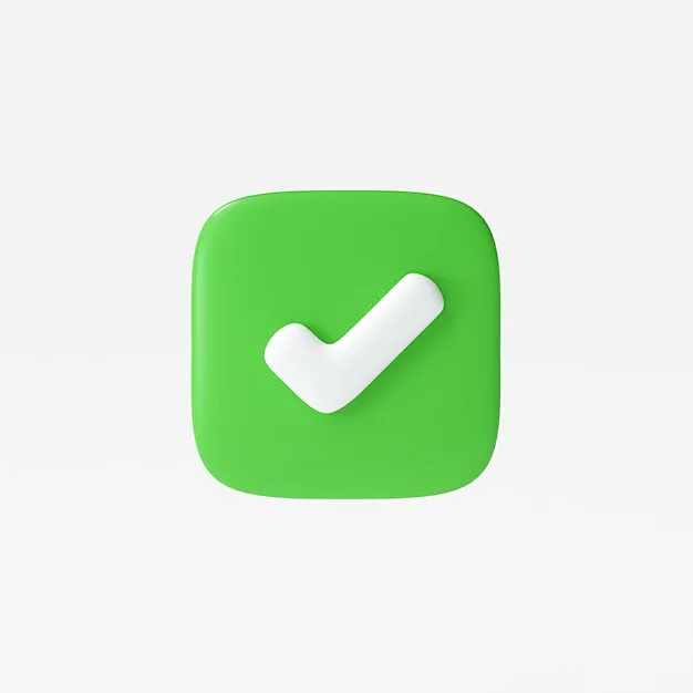 Like or correct symbol icon isolated white background, checkmark button ...