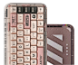 MelGeek Mojo68 Christian See-through, Custom&Programmable Mechanical Keyboard