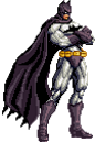 clean batman pixel art