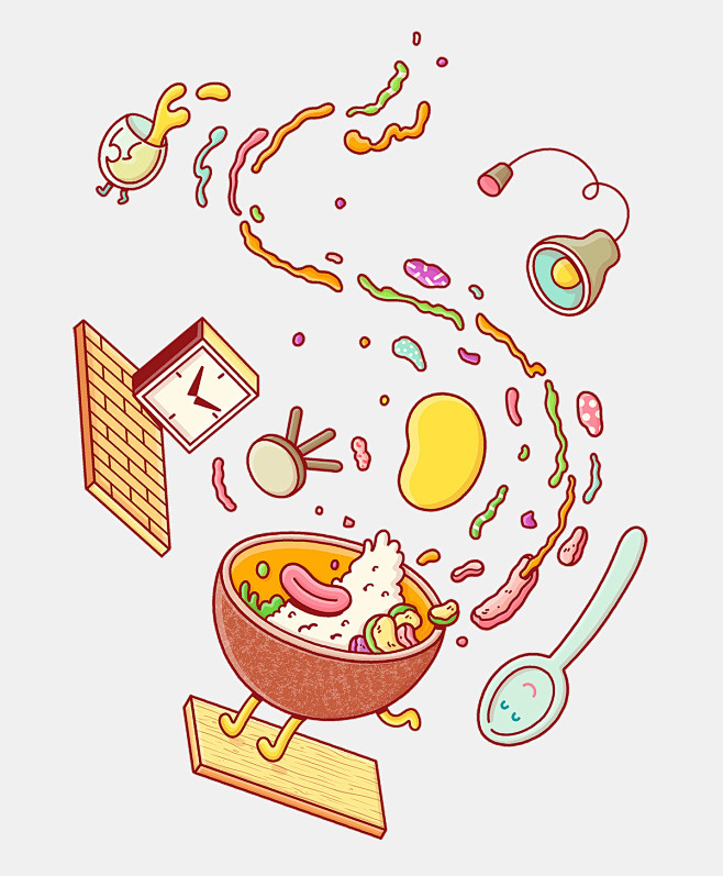 Food Illustrations :...