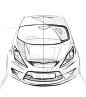 Ford Fiesta Design Sketch