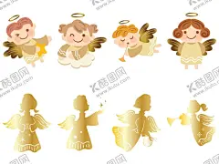 天使 【酷图网】天使,小天使,希腊神话,插图,插画,纯洁,神圣