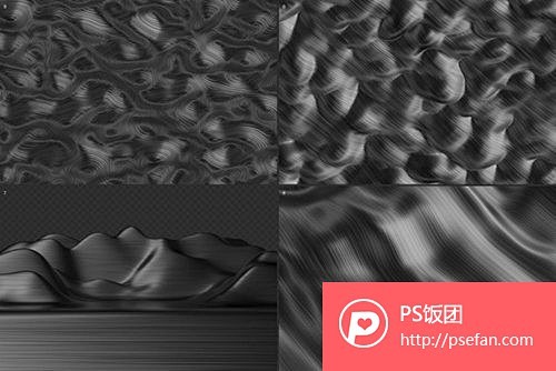 3D立体抽象黑灰色丝绸质感背景设计素材 ...