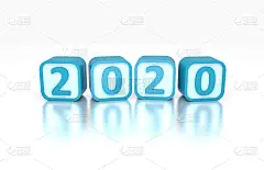 新年2020创意设计概念