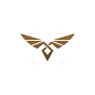 Letter T Wings Logo