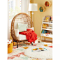 3' Faux Fur Round Rug White - Pillowfort™ - image 5 of 9