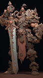 AI-20230418_02 Stylized warriors