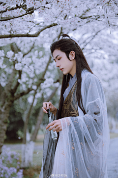 努力成为插画师采集到古风男