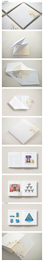 Christmas in July Press Booklet, Invitation and Card on Behance #排版##印刷##工艺##折页#