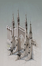 ArtStation - Fantasy Architecture, Dominik Redmer: