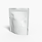 茶食品饮料自立拉链塑料袋包装模型
