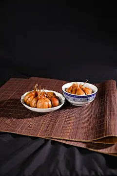 大蒜蒜果五谷杂粮摄影图片
