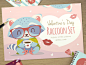 St. Valentines Day is coming! I want to introduce you the set with 4 cartoon style raccoons and decorative elements in 7 variants. The set also contains 12 seamless patterns for your creativity and 16 greeting cards.

More sets on  Creative Market