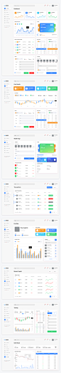 金融服务后台dashboard .fig .psd素材下载 - 豆皮儿UI