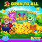 May be an image of text that says 'PICK OPEN TO ALL AWILDO WILD ORDINARY ARD GRAND PRIZE! LIKE & COMMENT JACKPOT FRIENDS'
