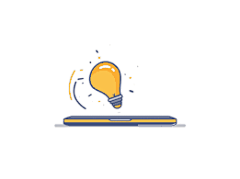 创意卡通可爱灯泡电脑gif动图_动态图_表情包下载_SOOGIF