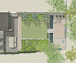 This plan view was presented at the initial design meeting for this Islington garden. It illustrates our intentions clearly whilst expressing textures, shadows and volumes to the clients.
