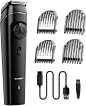 Tomight Professional Hair Trimmer, 6 in 1 Beard Trimmer Kit, Rechargeable Men's Electric Shaver with 4 Clogs Waterproof Nose Body Trimmer for Home Travel Hair Salon: Amazon.de: Drogerie & Körperpflege