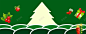 圣诞树卡通扁平绿色banner 圣诞节 新年 高清背景 背景 设计图片 免费下载 页面网页 平面电商 创意素材