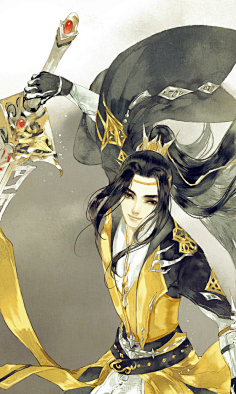藏剑_上青_剑侠情缘网络版3圈插画_网易gacha二次元社区 #壁纸# #治愈