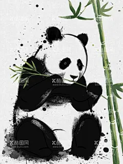 手绘熊猫  - 源文件下载【酷图网】卡通熊猫,手绘熊猫,矢量熊猫,熊猫,可爱熊猫,功夫熊猫,Q版熊猫,熊猫素材,熊猫PNG素材