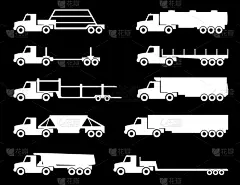 货物集装箱,轻量车,商务,长度,汽车,交通,设备用品,绘画插图,布置,剪影