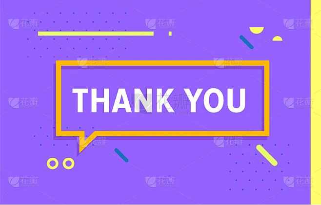 THANK YOU in design banner. vector template for we图片_其他图片图片素材-花瓣网