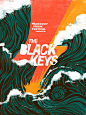 The Black Keys "Hangout Music Festival" Poster by Jose Berrio