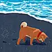 #插画狂想# 柴犬的单独旅记~ ​​​​