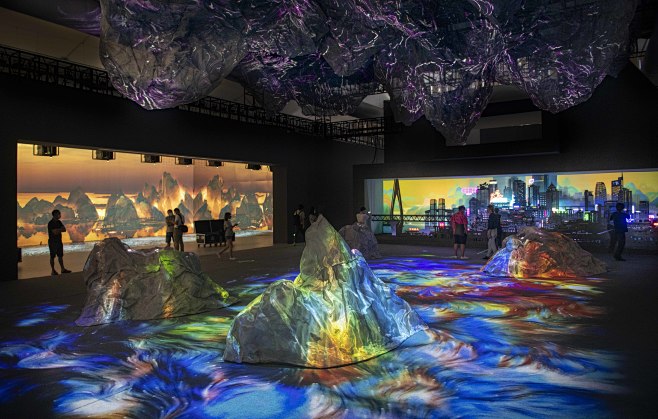 《千里江山图》“动”起来了 《画游千里江山——故宫沉浸艺术展》启幕 - 重庆日报网-花瓣网