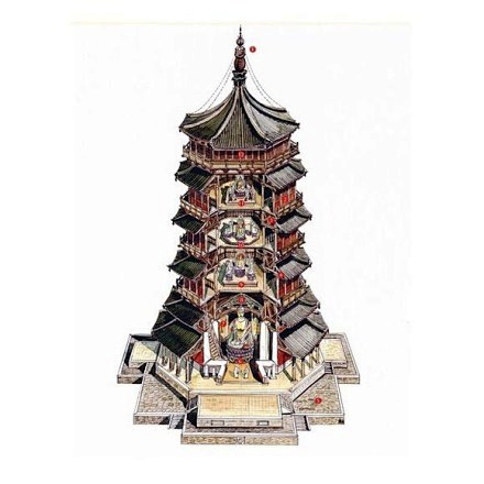 李乾朗先生手绘图，以解剖图法展现中国建筑...