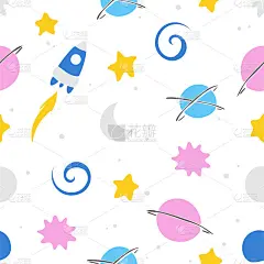 图案无缝背景空间明亮光线