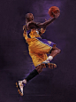 波兰插画师Grzegorz Domaradzki设计创作的系列NBA插画 | 新鲜创意图志