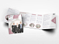 Roll Fold Brochure Mockup