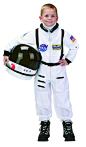 Child Astronaut Costume in White - Astronaut Costumes