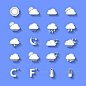 白色的阴影——季节性天气图标图标White Weather Icons With Shadows - Seasonal Icons清晰、气候、云、云计算、冷,设计师,下降,预测,图标,说明,气象学,月亮,自然,雨,雨,季节,符号,天空,雪,雪花,太阳,阳光明媚,象征,温度,温度计,雷声,矢量,天气,网络,风 clear, climate, cloud, cloud computing, cold, designer, drop, forecast, icon, illustration, meteorol
