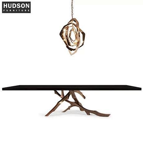 Hudso*软装素材艺术原木家具与现代灯...