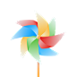 千库网_儿童节装饰渐变风车动图gif_GIF编号112905