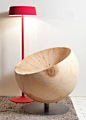 solid wood chair Globe by Riva