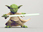 #low poly# #yoda#