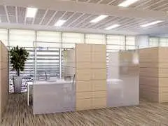 现代办公木质板材
