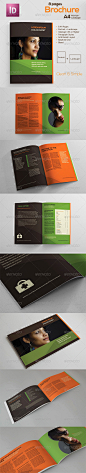 A4 Landscape and Portrait Brochure - GraphicRiver Item for Sale #采集大赛#