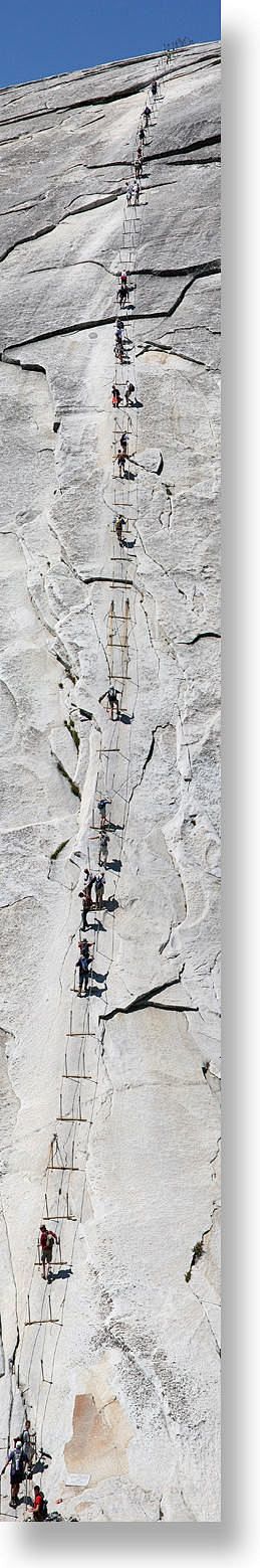 Yosemite cable hike